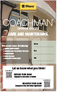 coachman collection care and maintenance garage doors