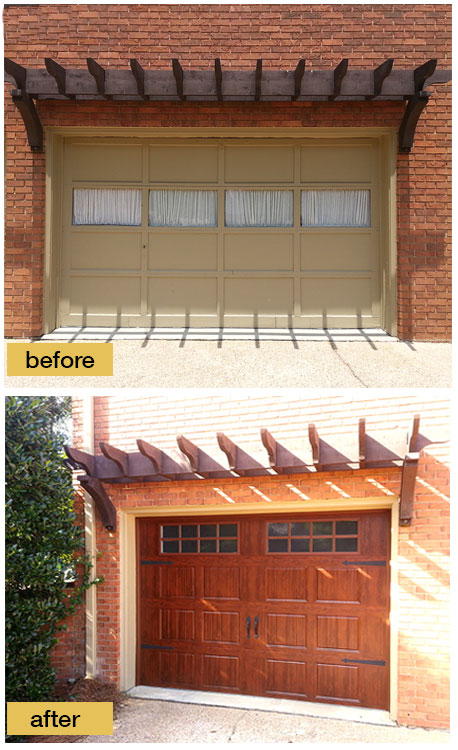 garage door makeover gallery