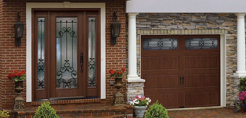 Clopay-PR-02F-Mahogany-PrescottA Clopay-PR-02F-Mahogany-PrescottA