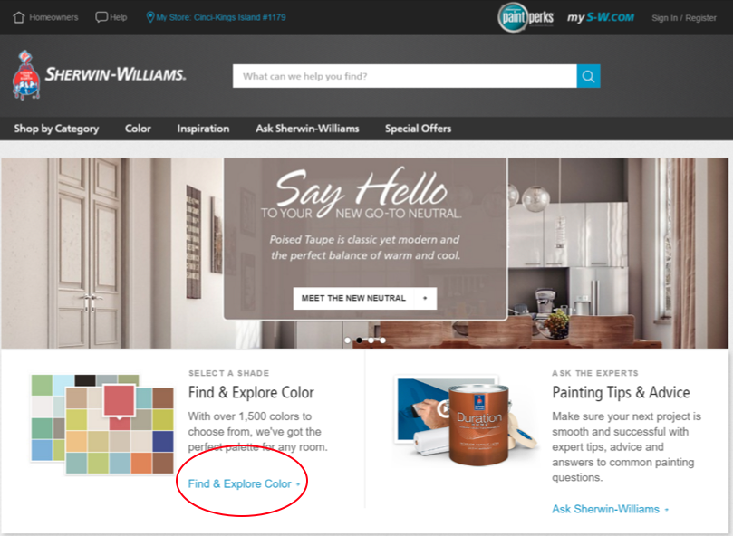 Sherwin-Williams - Find and explore color