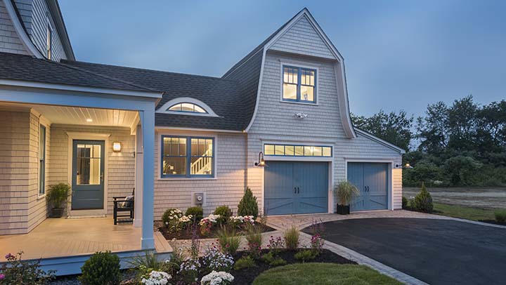 This old house with Canyon Ridge Clopay garage door