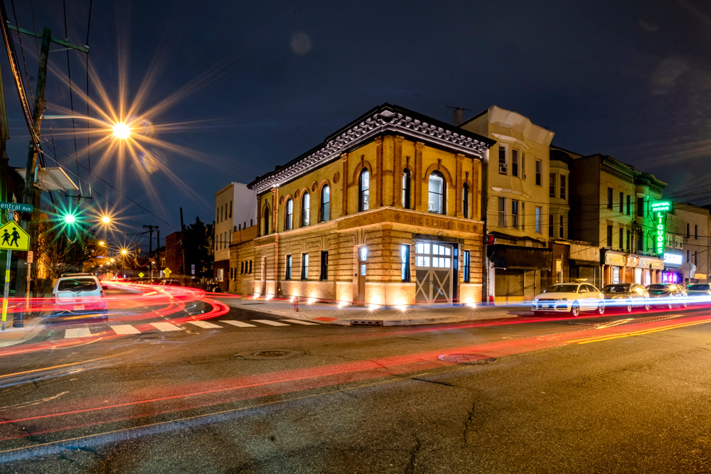 Nighttime Firehouse