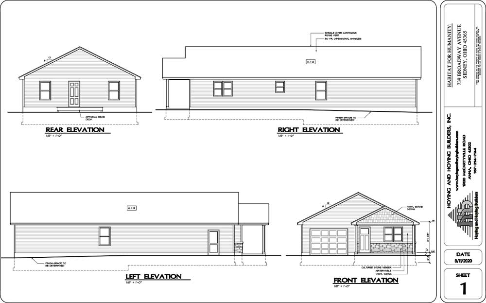 Habitat for Humanity Home Plan