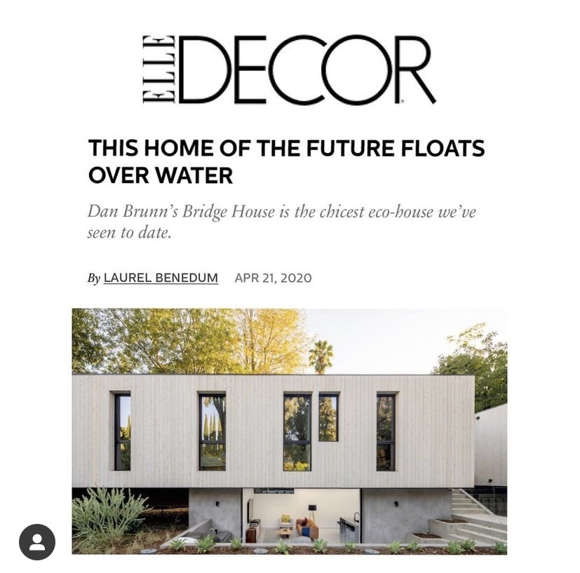 Bridge House on Elle Decor Cover