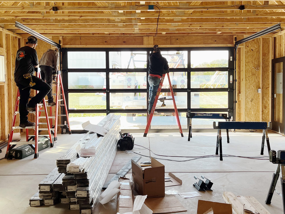 Installing Avante garage door