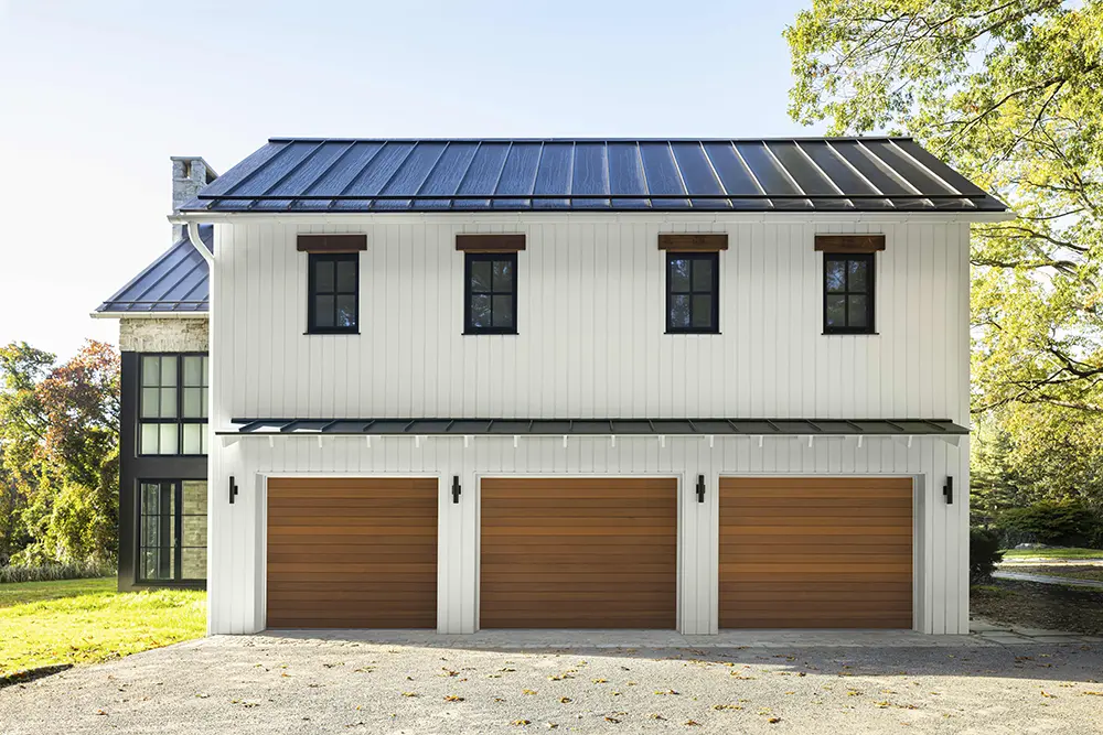 Reserve Wood Modern Garage Door