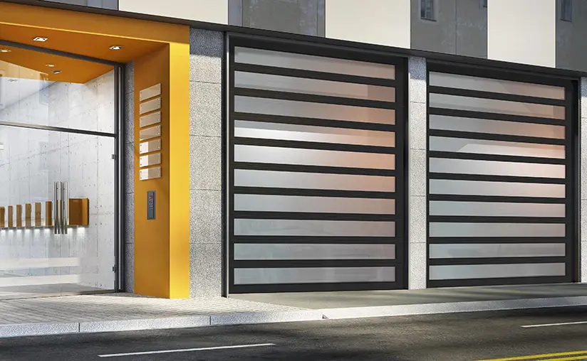 ARCHITECTURAL SERIES-ALUMINUM garage doors