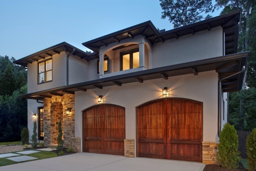 Clopay Reserve Garage Door with Stained Finish