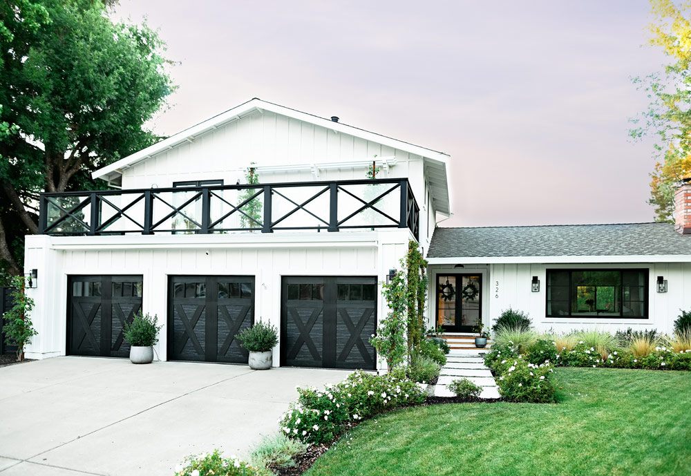 Painting Black Garage Doors