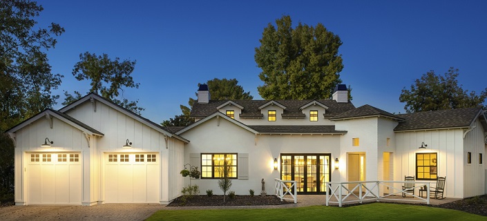 Clopay Grand Harbor Collection White Garage Doors with Windows