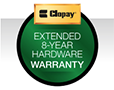 Clopay Extended 8-Year Hardware Warranty