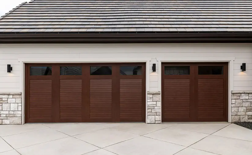 Canyon Ridge® Louver garage doors
