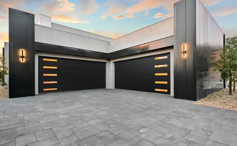 Modern Steel™ garage doors